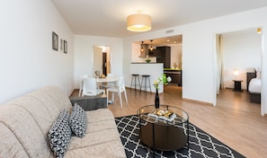 Family Apartment, 1 Bedroom, Kitchen | Living area