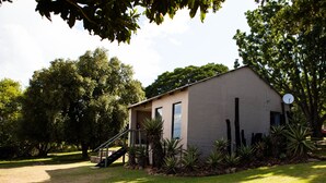 Deluxe Chalet | Terrace/patio - Rorkes Drift Lodge (Msinga)