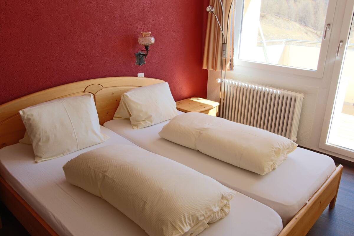 standard twin room, 2 single beds, mountain view, mountainside (hodz) | in-room safe, wifi, wheelchair access