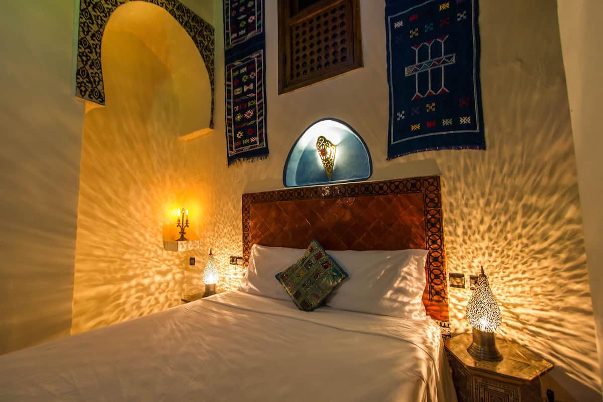 Habitación triple (Chefchaouen) | 2 dormitorios, caja fuerte, cunas (de pago) y wifi gratis