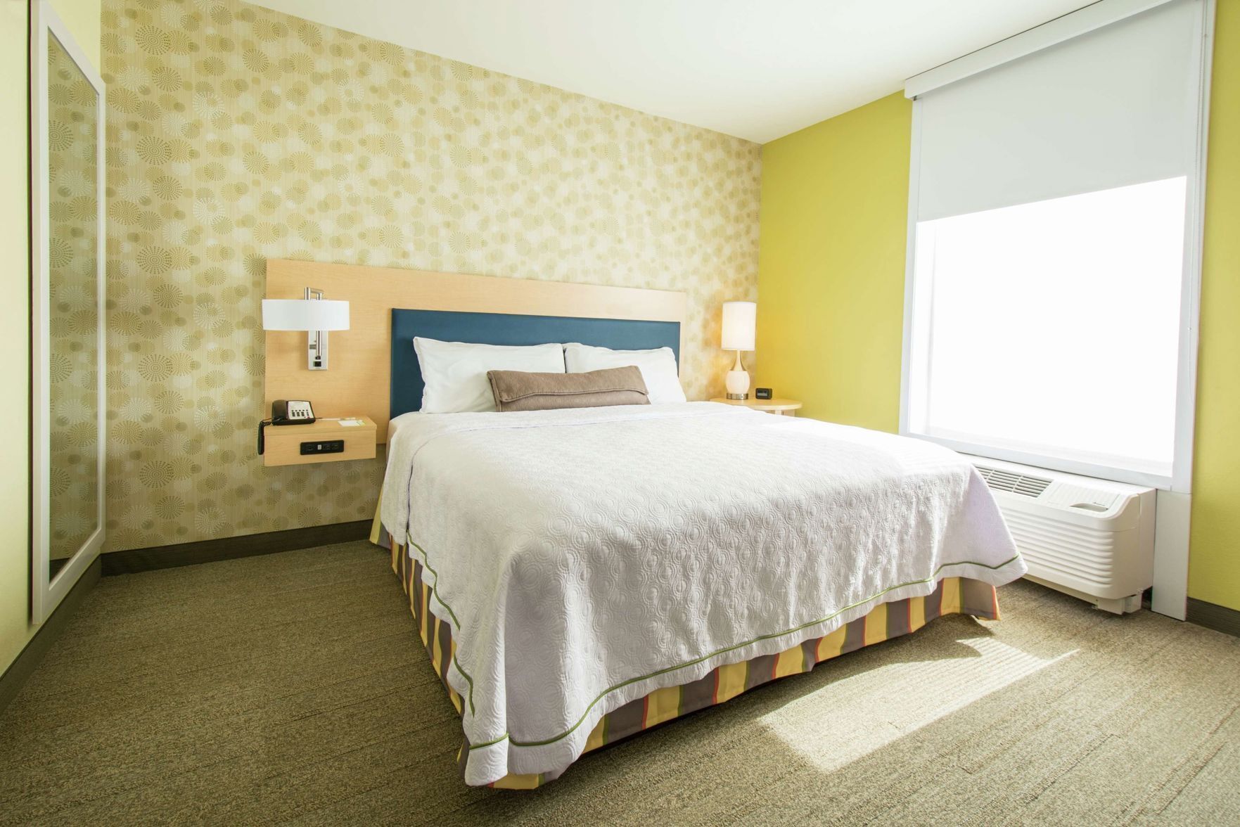 Desk, blackout curtains, iron/ironing board, free WiFi