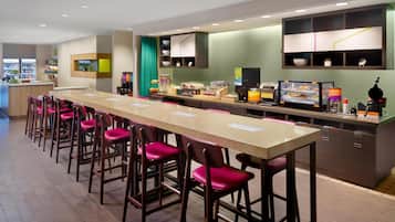 Free daily on-the-go breakfast