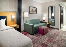 Studio Suite, 1 King Bed, Non Smoking | Living area | 42-inch LCD TV with cable channels, TV