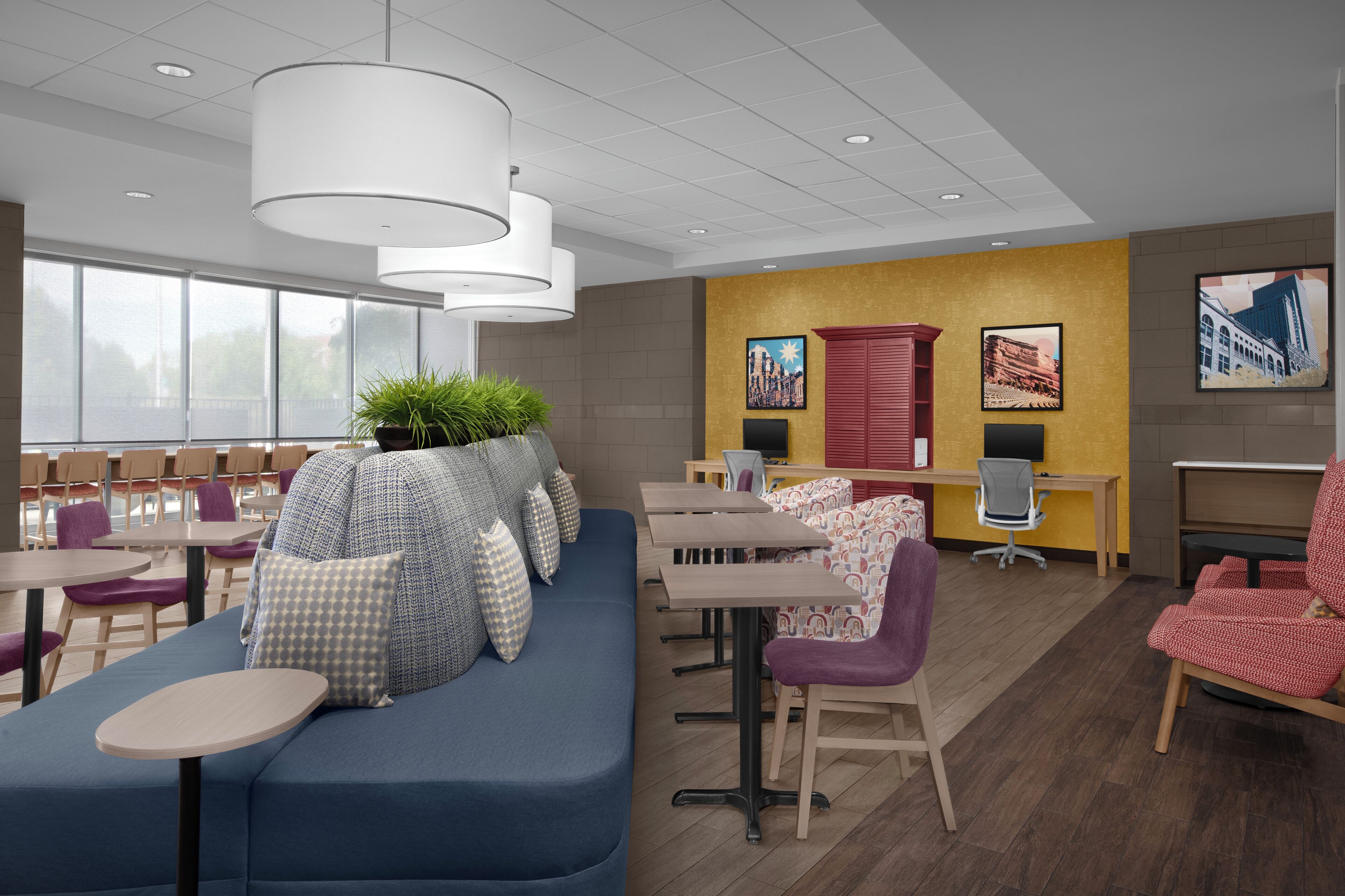 Lobby sitting area