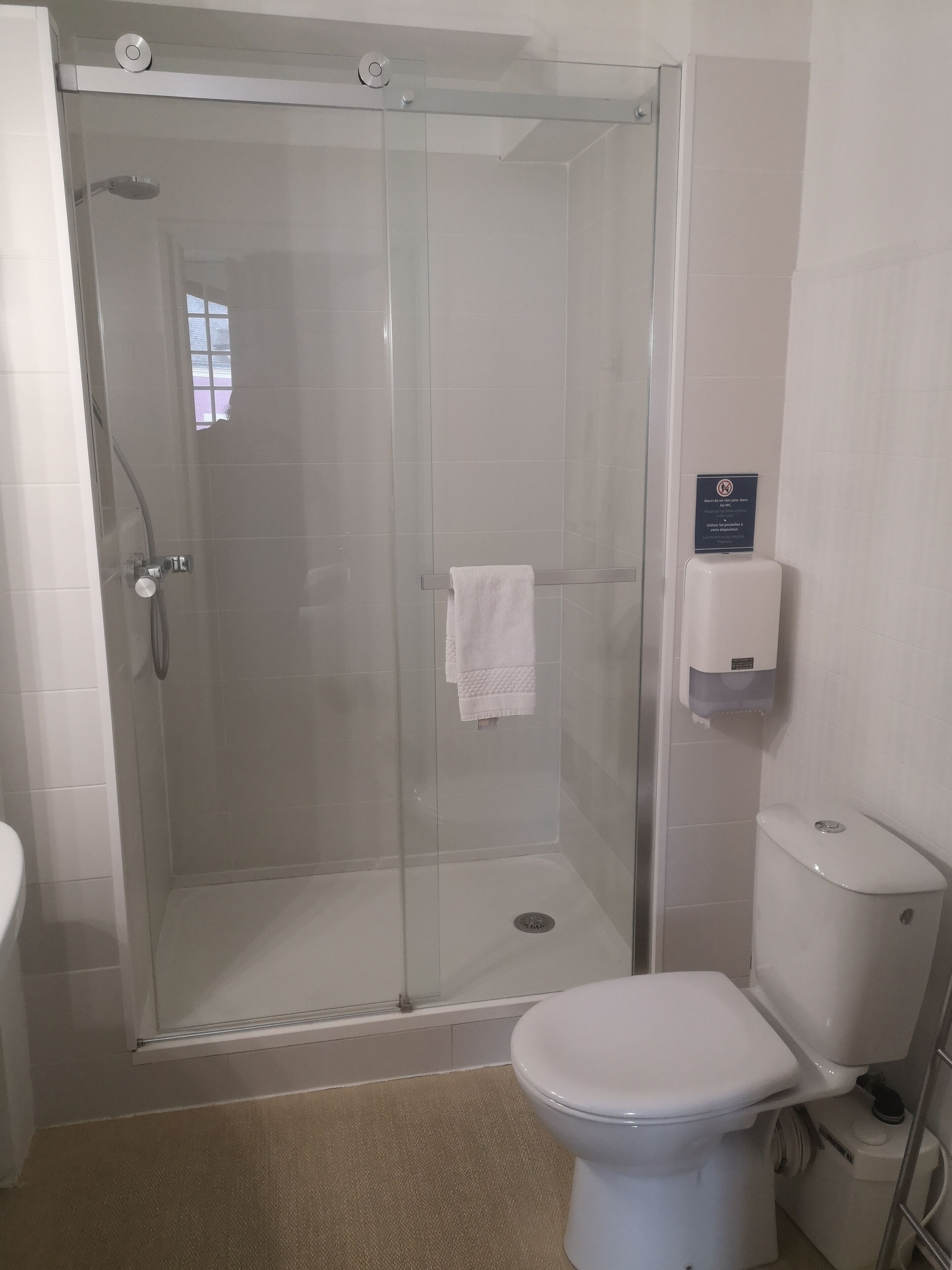 room | bathroom | free toiletries, hair dryer, towels