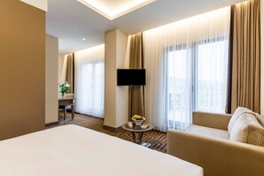 Suite, 1 King Bed, Terrace, Sea View | Premium bedding, down comforters, minibar, in-room safe - Ramada by Wyndham Istanbul Golden Horn (Istanbul)