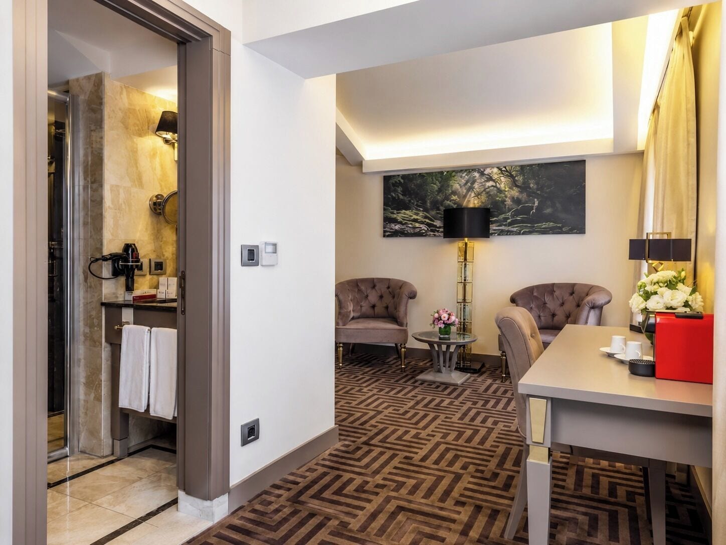 Junior Suite, 1 King Bed | Terrace/patio