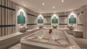 Behandlungsräume für Paare, Sauna, Dampfbad, Türkisches Bad/Hamam