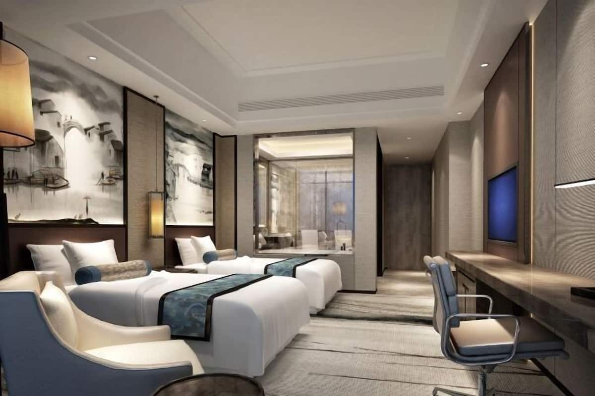 Biancheria da letto di alta qualità, minibar, una cassaforte in camera