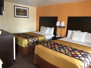 Room, 2 Queen Beds, Non Smoking | Iron/ironing board, rollaway beds, free WiFi