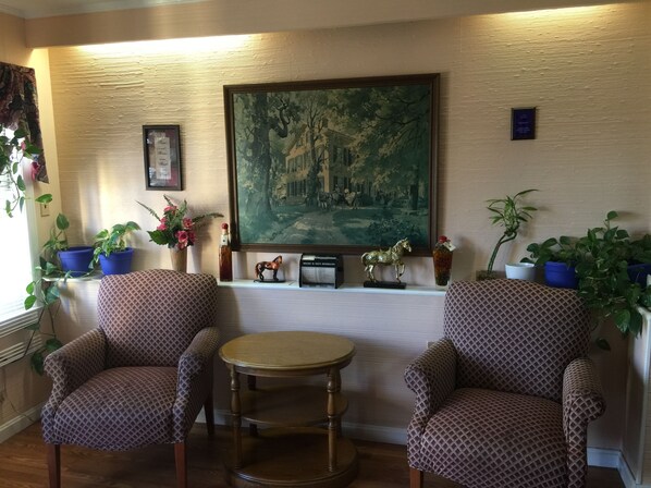 Lobby sitting area