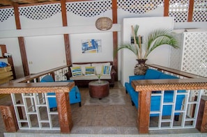 Sittområde i lobbyn