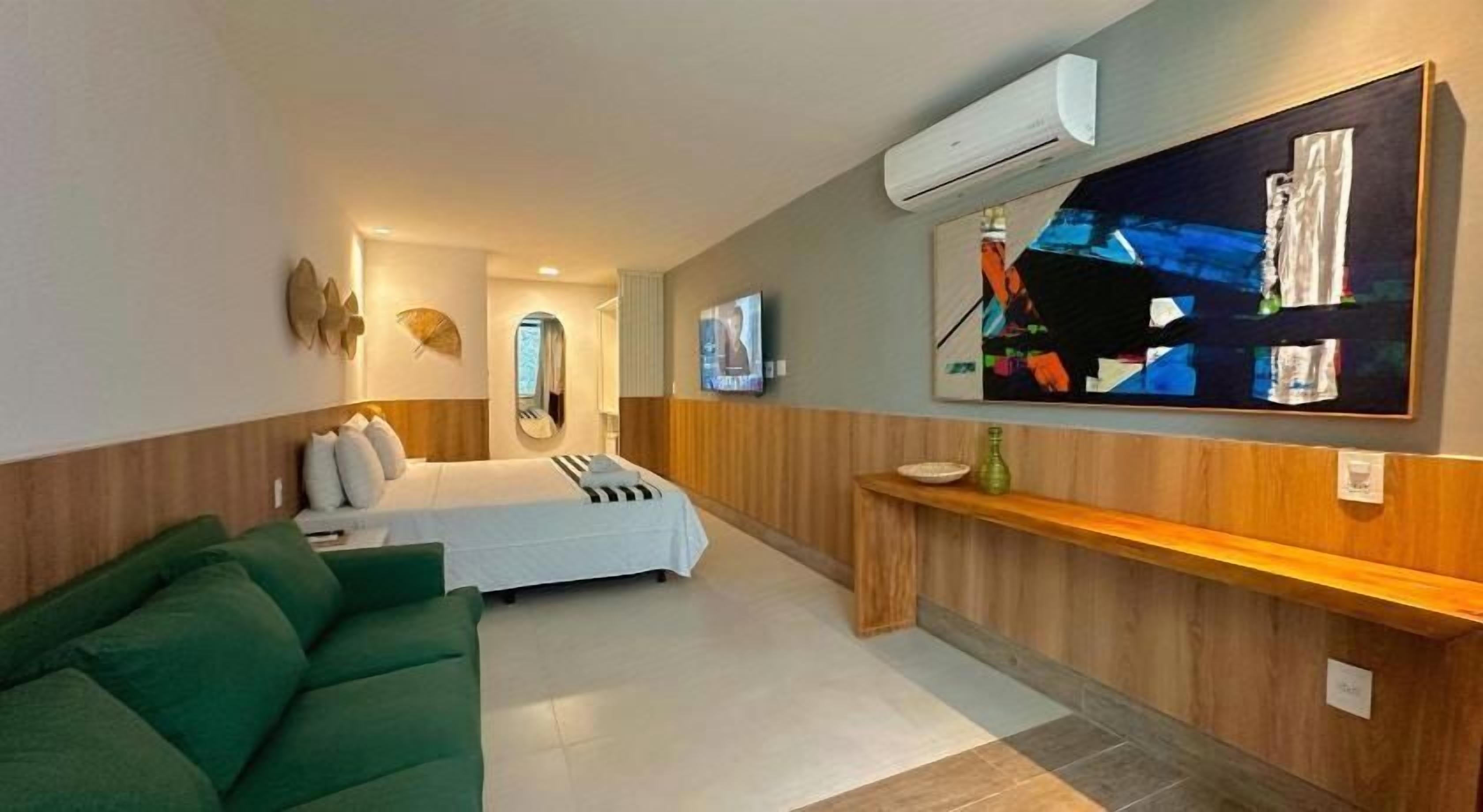 Minibar, desk, blackout drapes, free WiFi