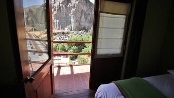 Chambre Double, 2 lits doubles | Balcon