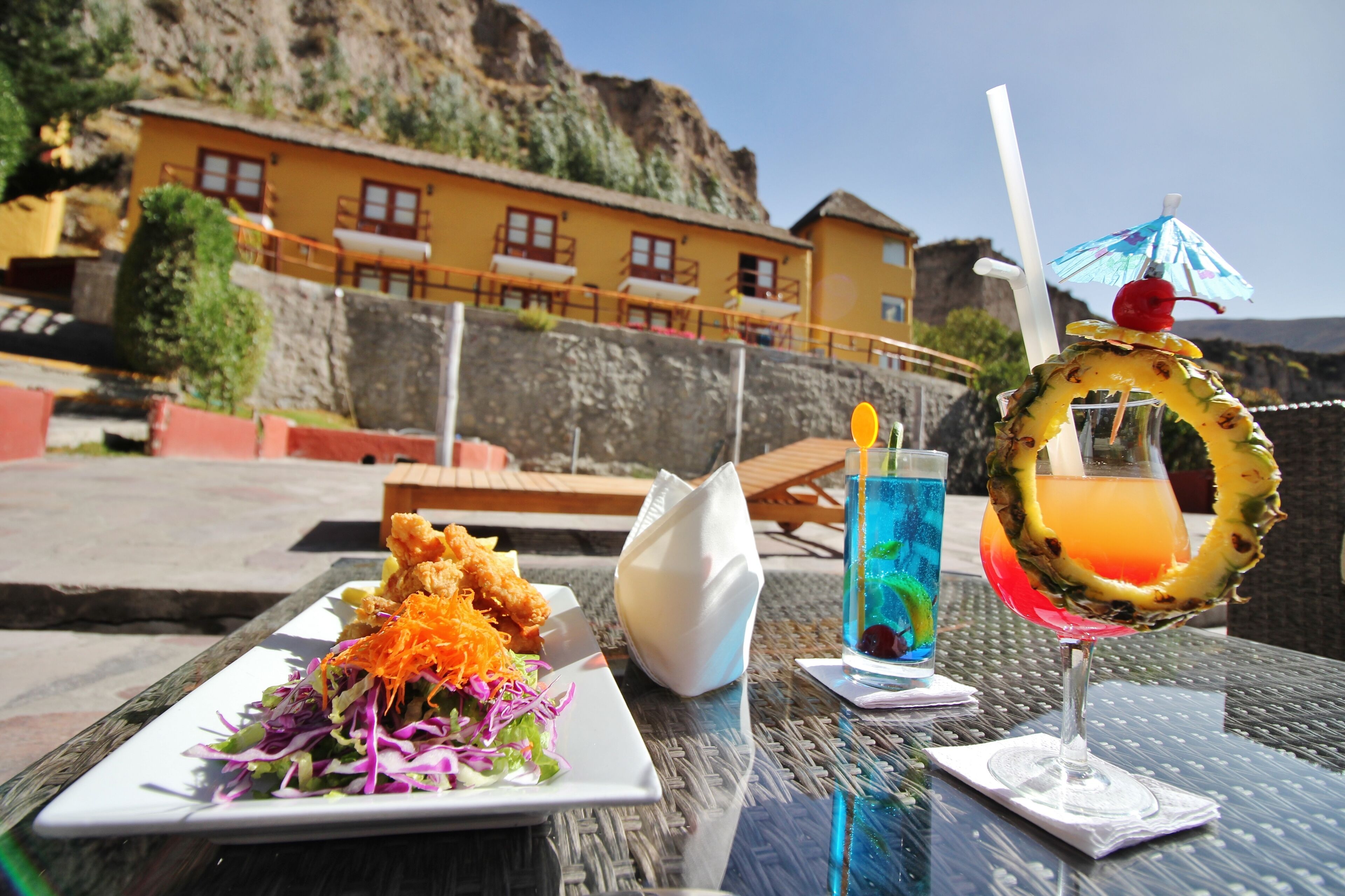 Udendørs spisemuligheder