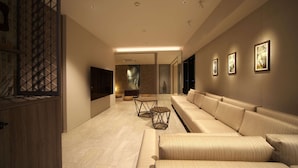 Living room | LCD TV - Amami Resort Thida Moon (Amami)