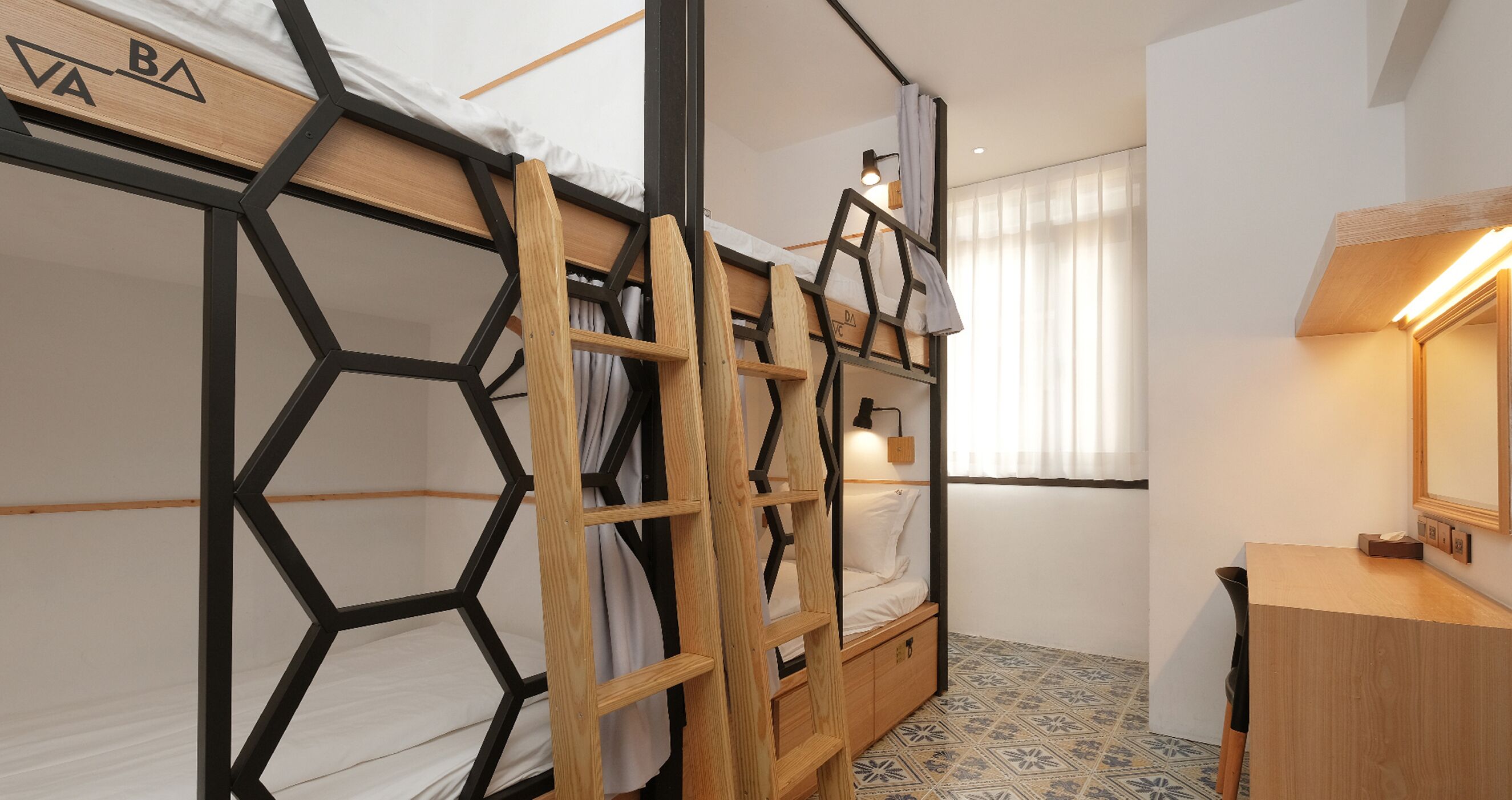 shared dormitory, women only | premium bedding, pillow-top beds, desk, blackout curtains