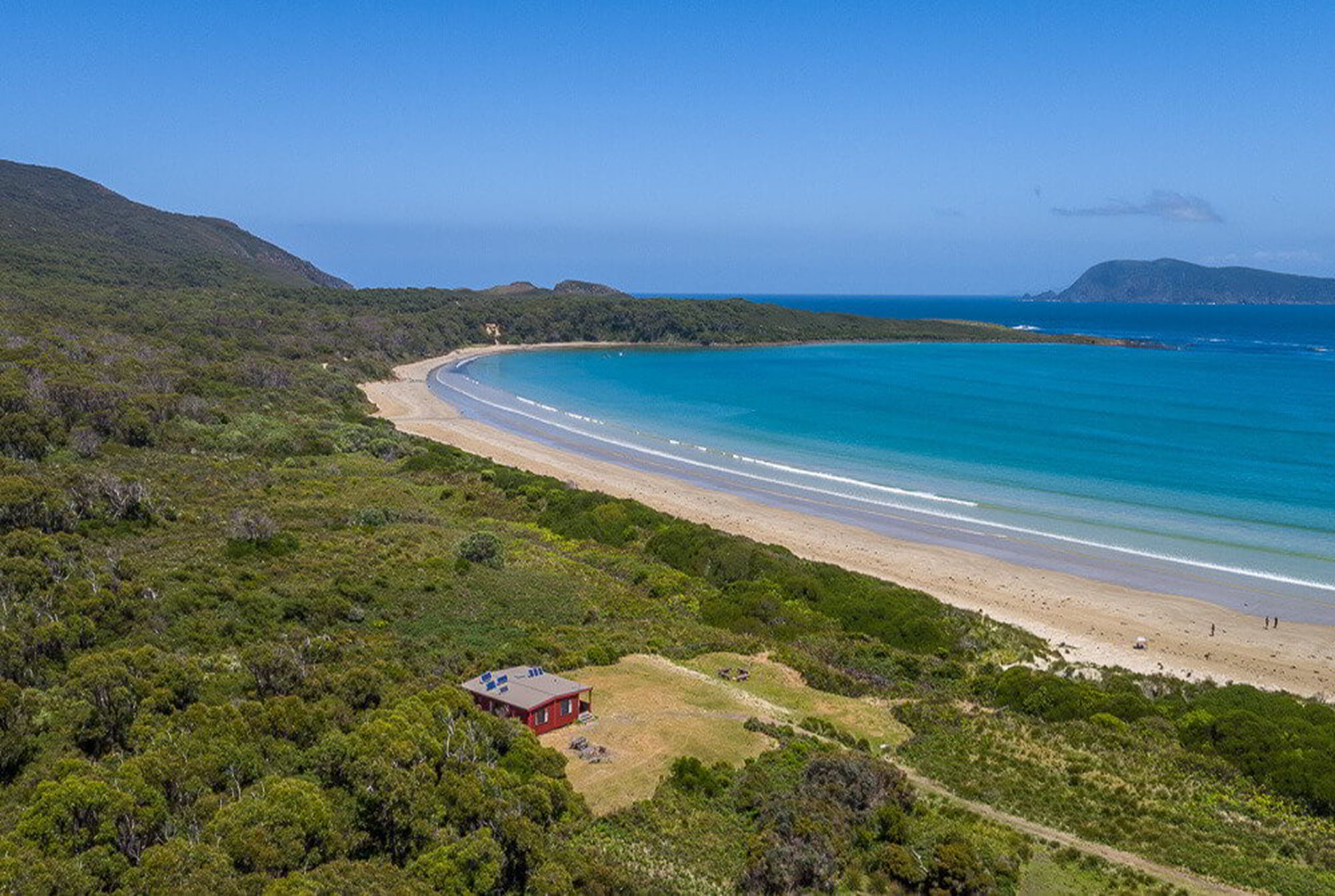 Beach nearby, white sand