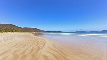 Beach nearby, white sand