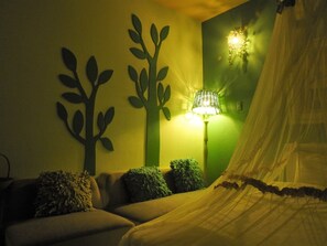 Habitación de luna de miel doble, 1 habitación | Ropa de cama de alta calidad y sistema de insonorización