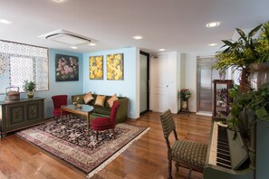 Sitzecke in der Lobby