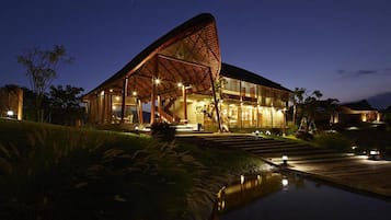 Front of property - evening/night