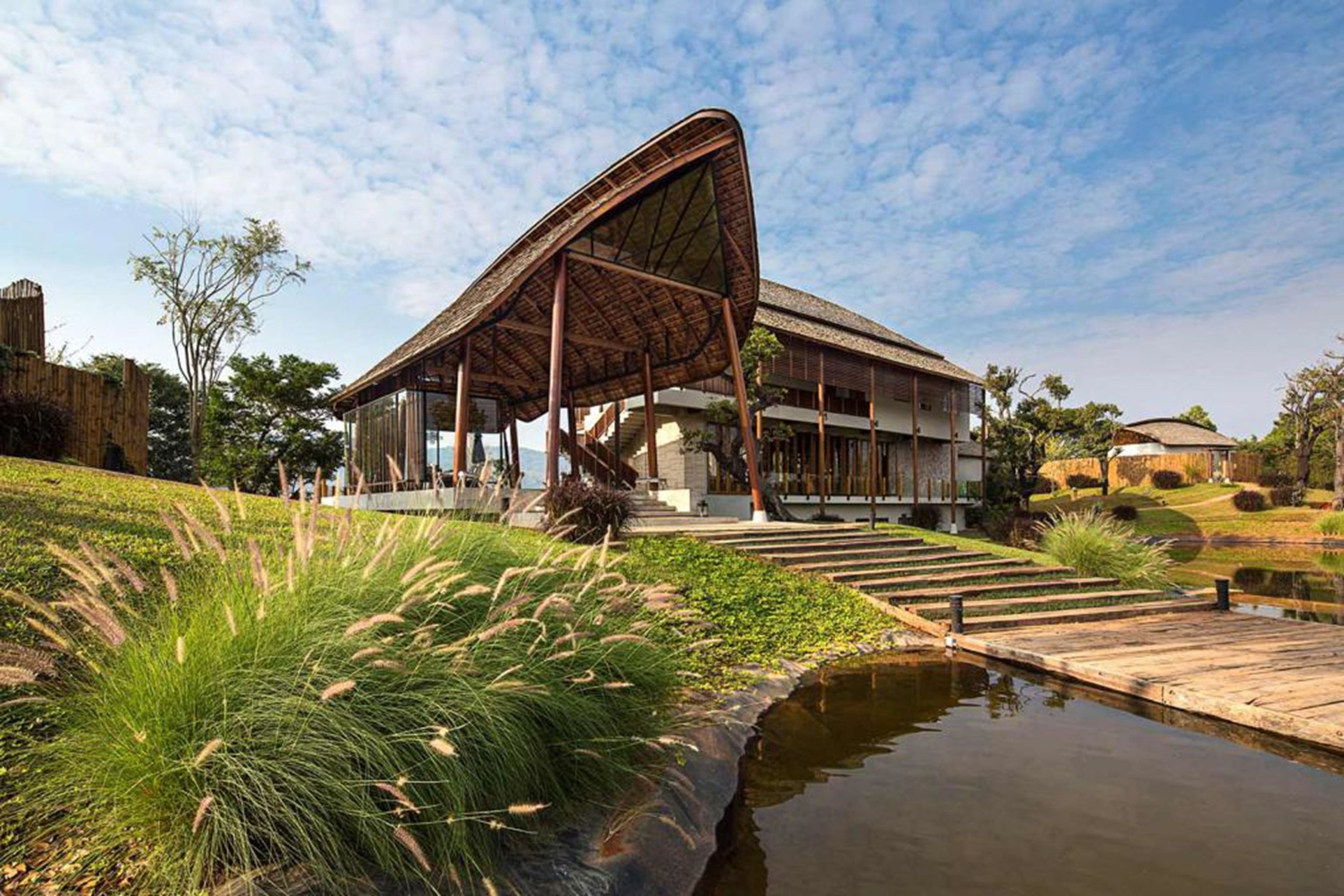 ด้านหน้าที่พัก