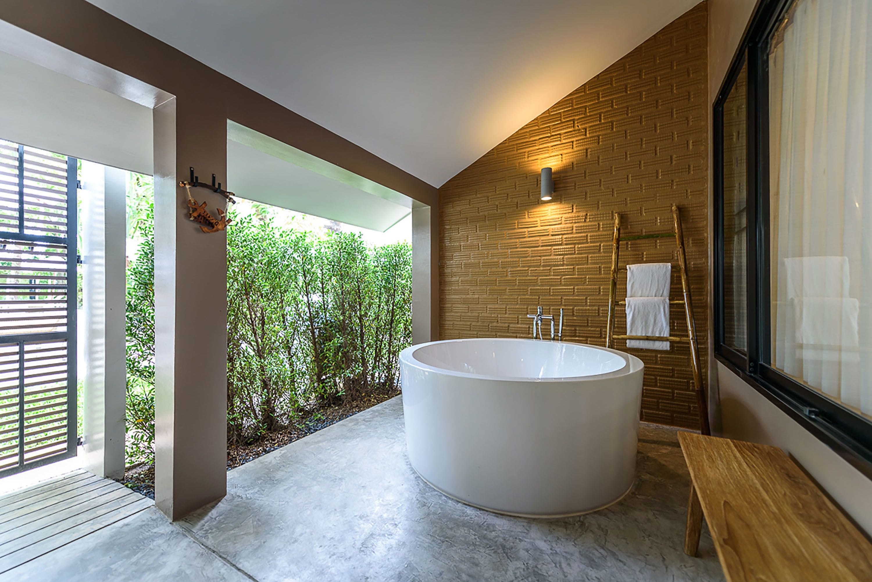 grand deluxe room | bathroom | shower, free toiletries, hair dryer, bathrobes