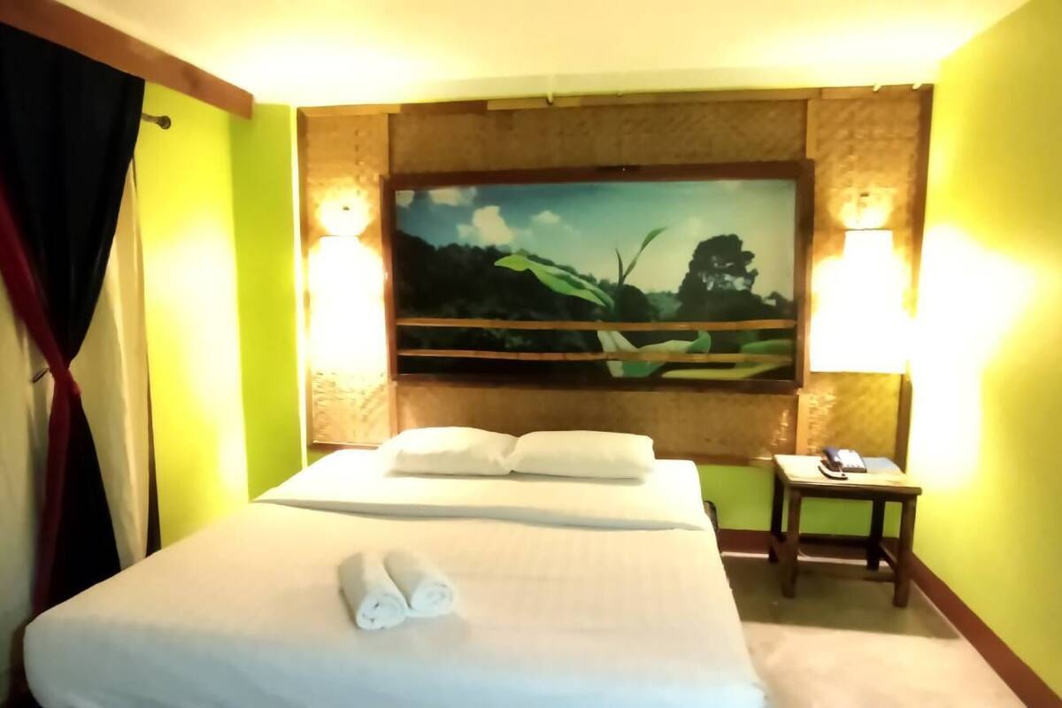Standard Double Bed  | 책상, 암막 커튼, WiFi