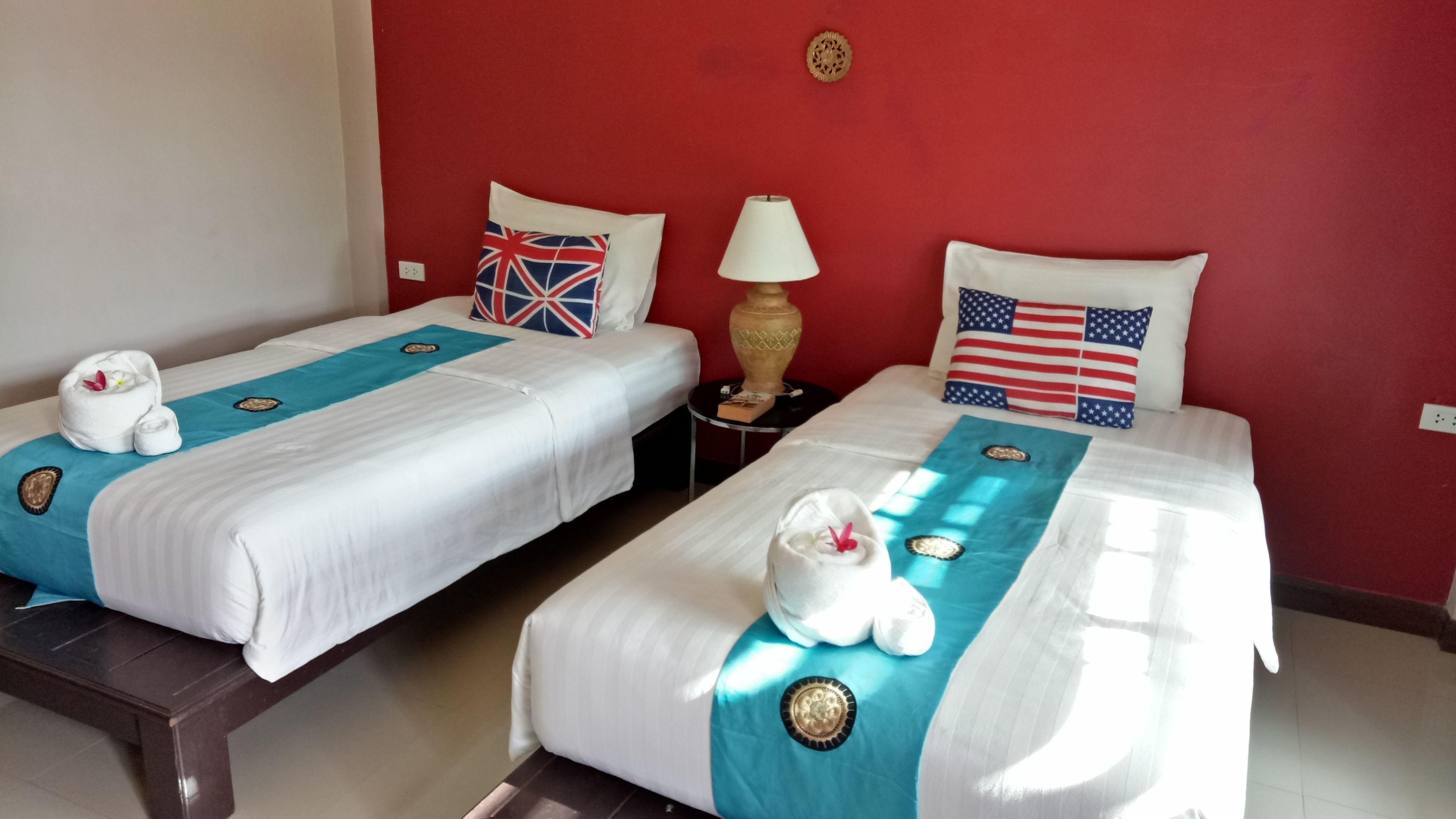 standard twin mountain view room | premium bedding, desk, blackout curtains, free wifi