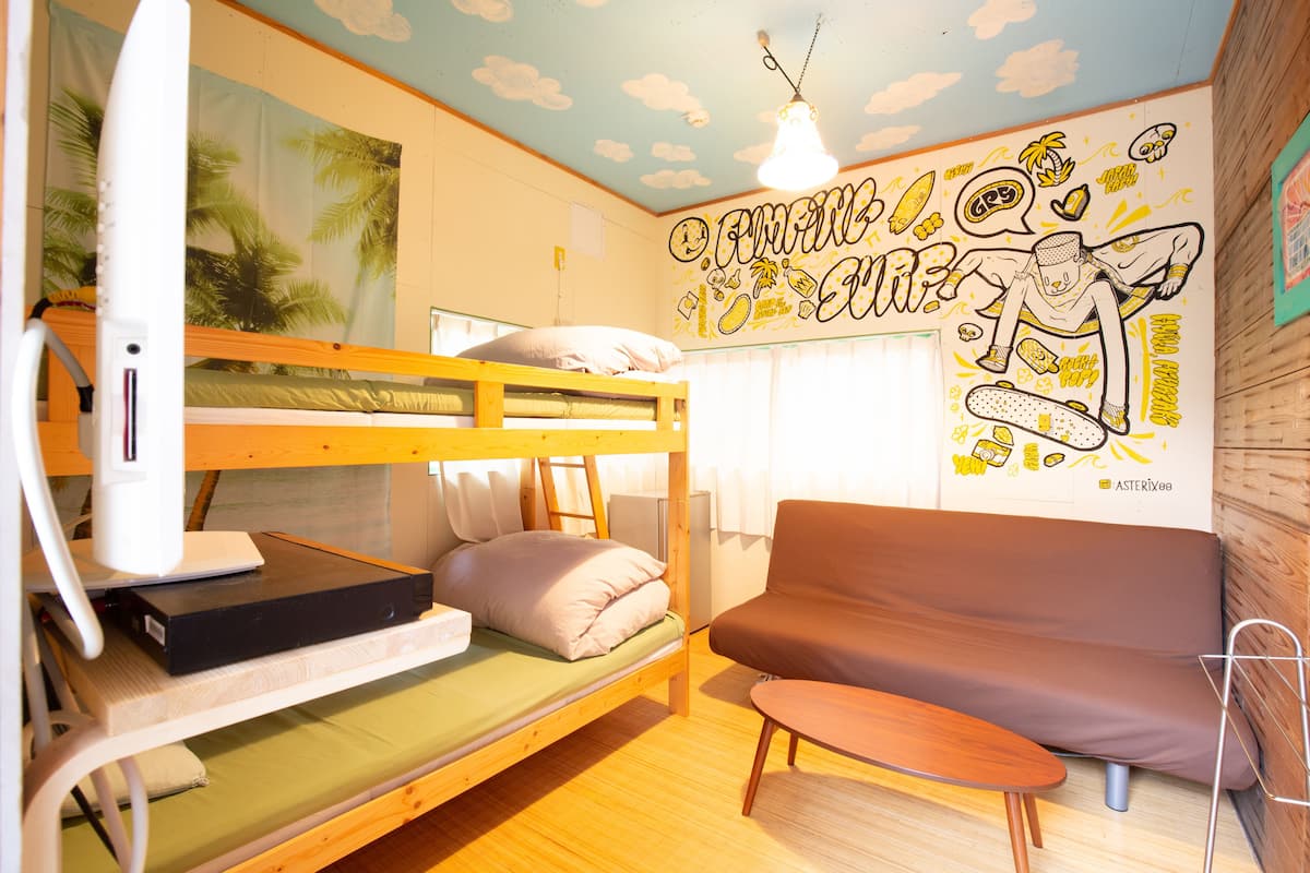 Basic Triple Room, Multiple Beds, Non Smoking, Shared Bathroom | 1 bedroom, down comforters, free WiFi, bed sheets