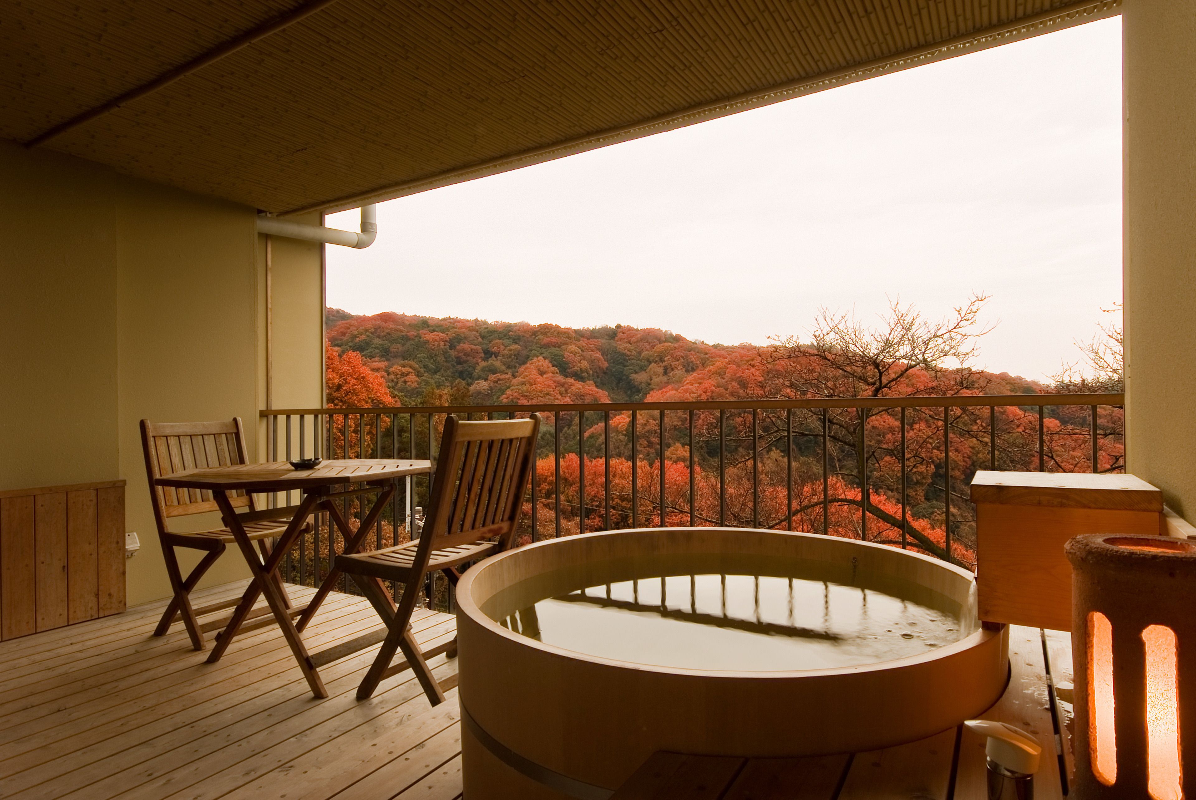 Traditional-Zimmer, Raucher, Whirlpool (Japanese Style, No Shower) | Balkon