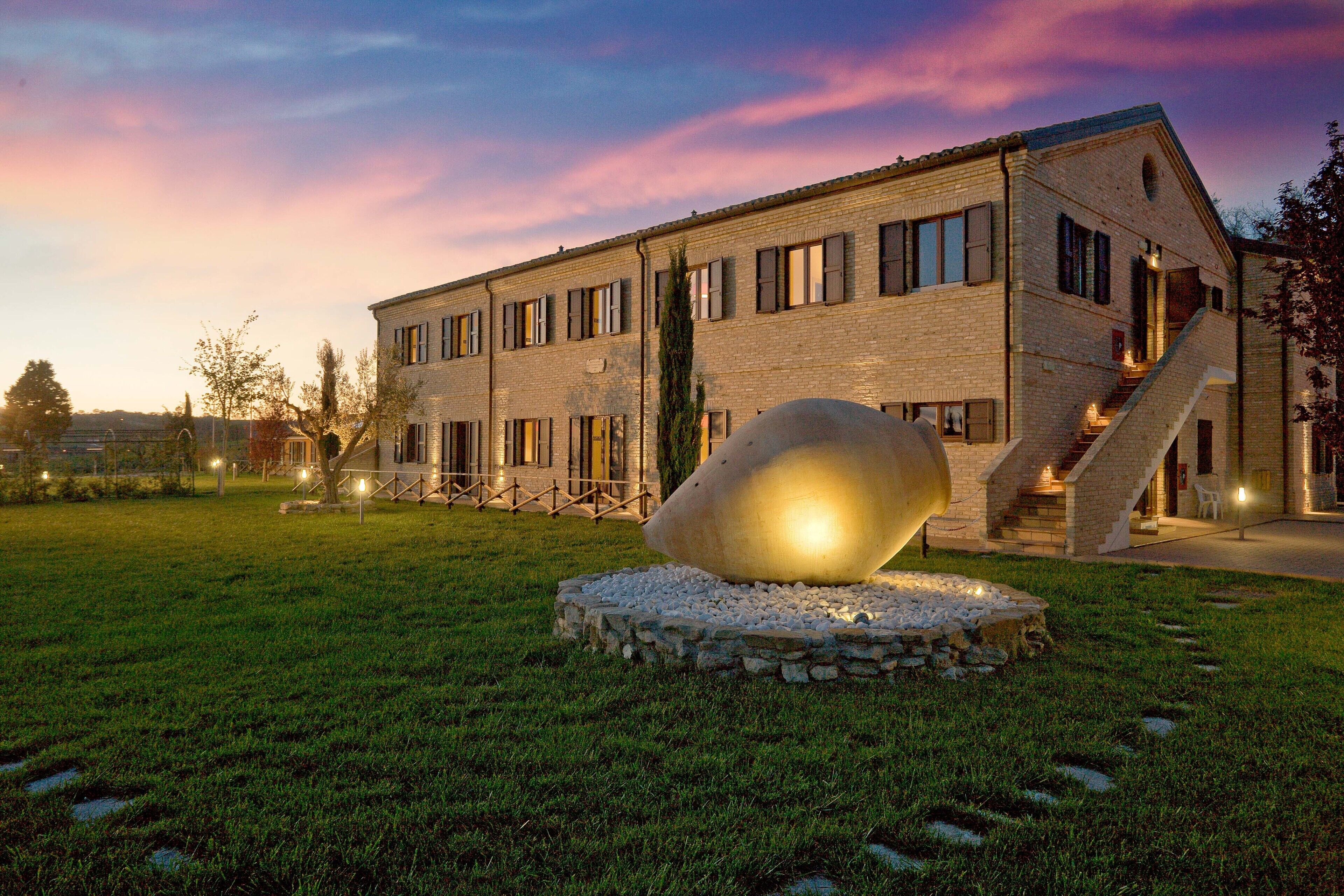 Façade de l’hébergement