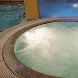 Indoor spa tub