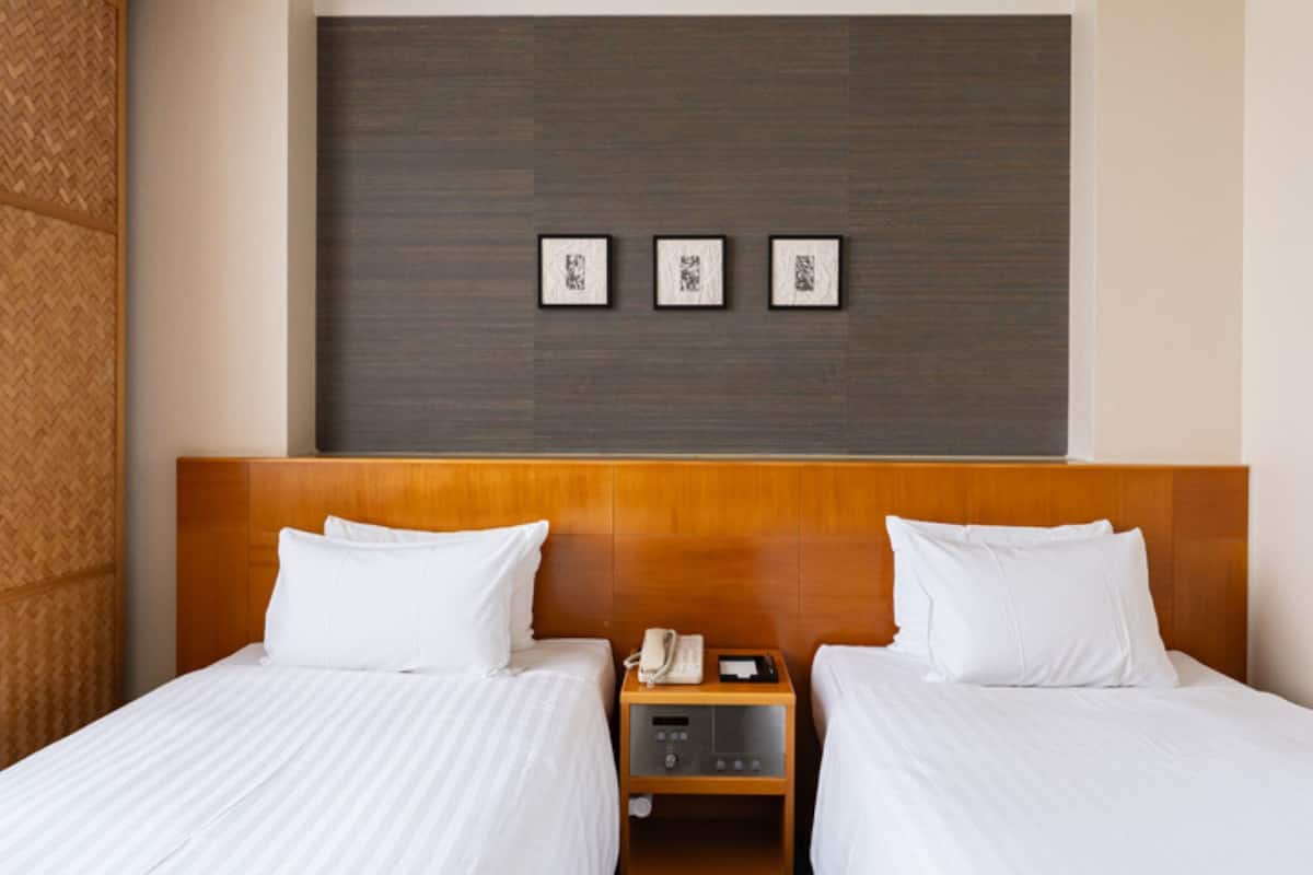 twin room, non smoking | desk, iron/ironing board, free wifi, bed sheets