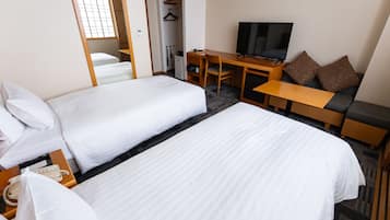 Tvåbäddsrum - icke-rökare | Skrivbord, strykjärn/strykbräda, gratis wi-fi och sängkläder