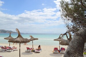 Beach nearby, white sand