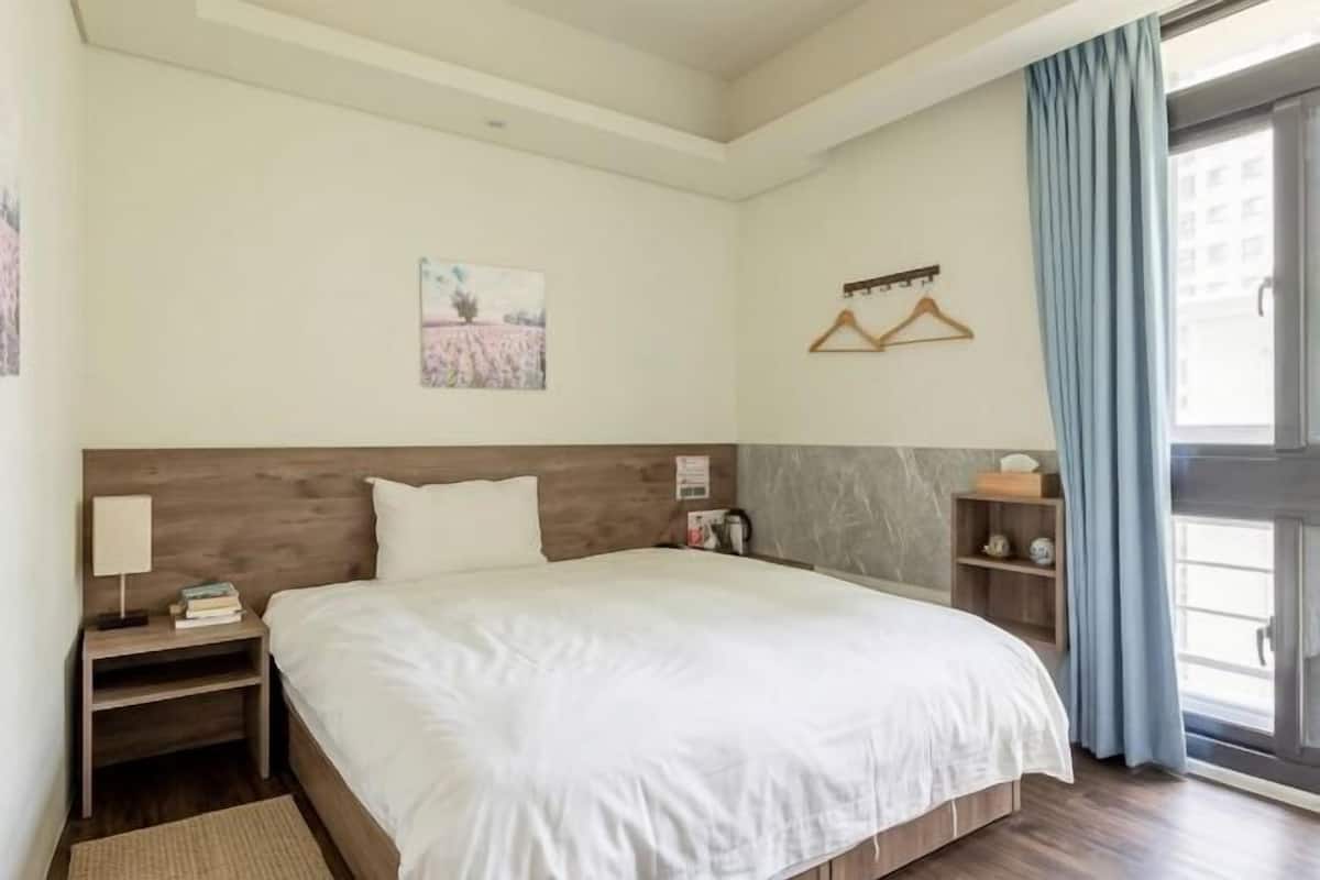 Premium bedding, blackout drapes, soundproofing, free WiFi