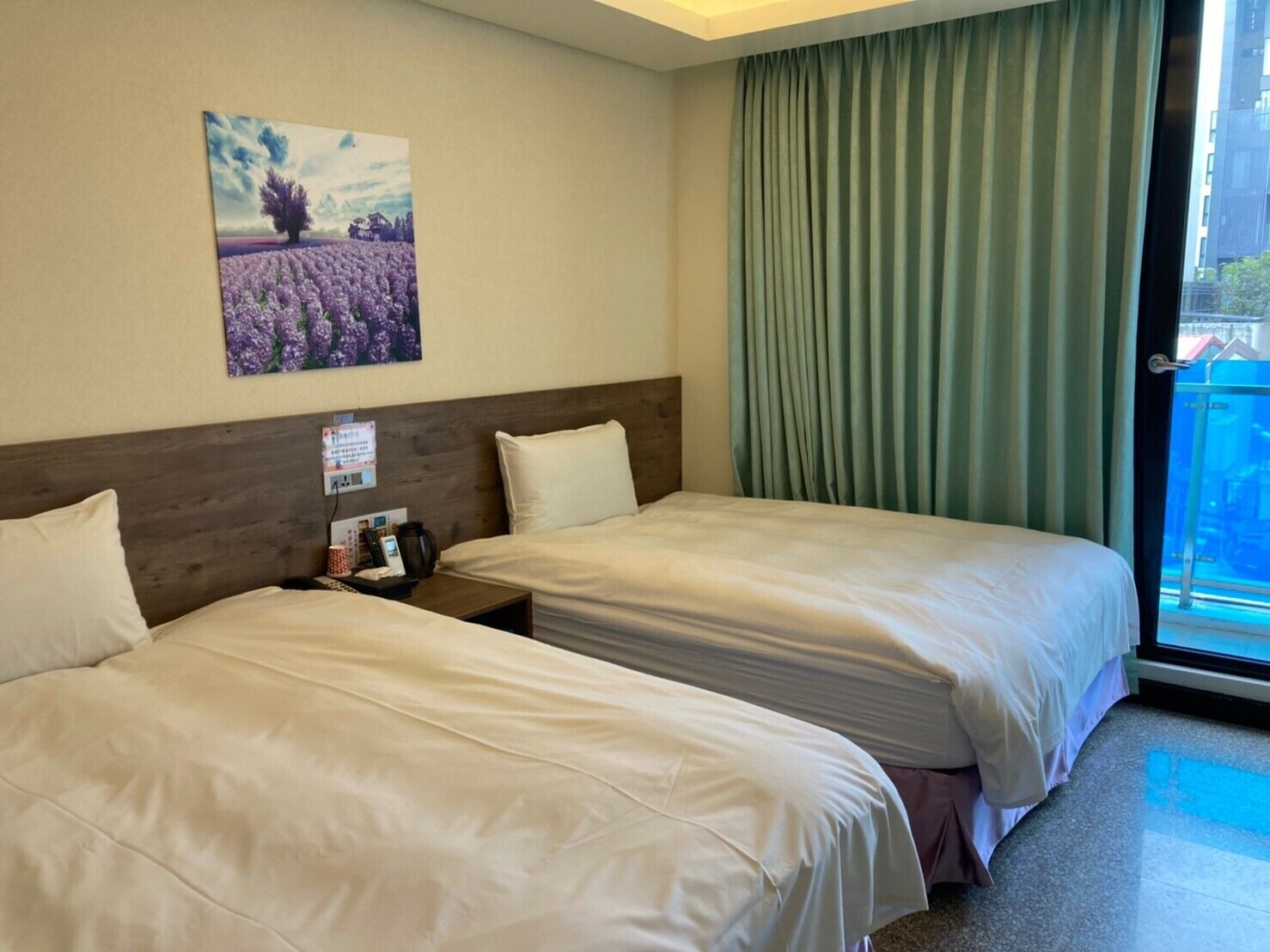 economy quadruple room, 2 double beds | premium bedding, blackout curtains, soundproofing, free wifi