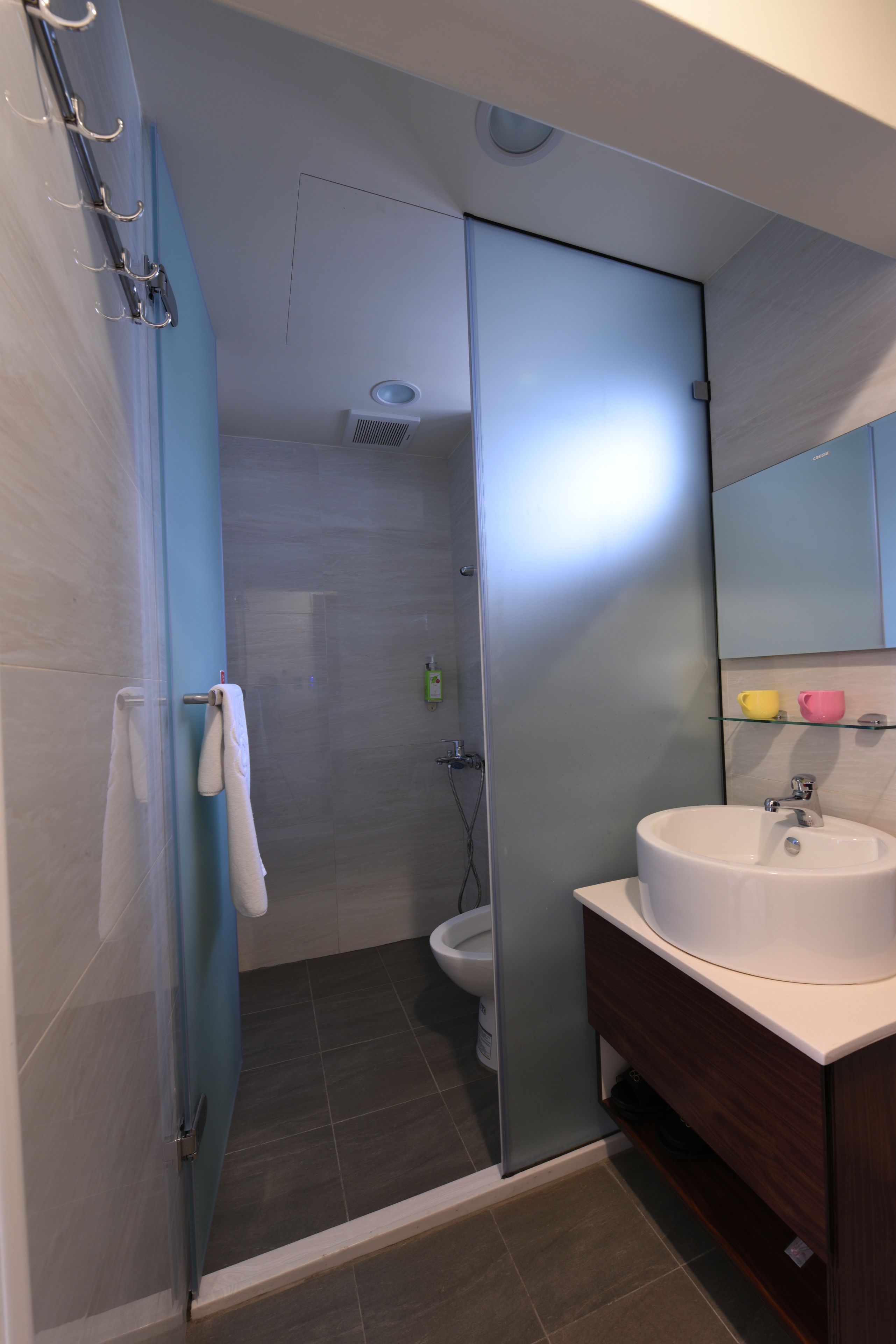 classic double room, 1 double bed | bathroom | shower, free toiletries, hair dryer, slippers