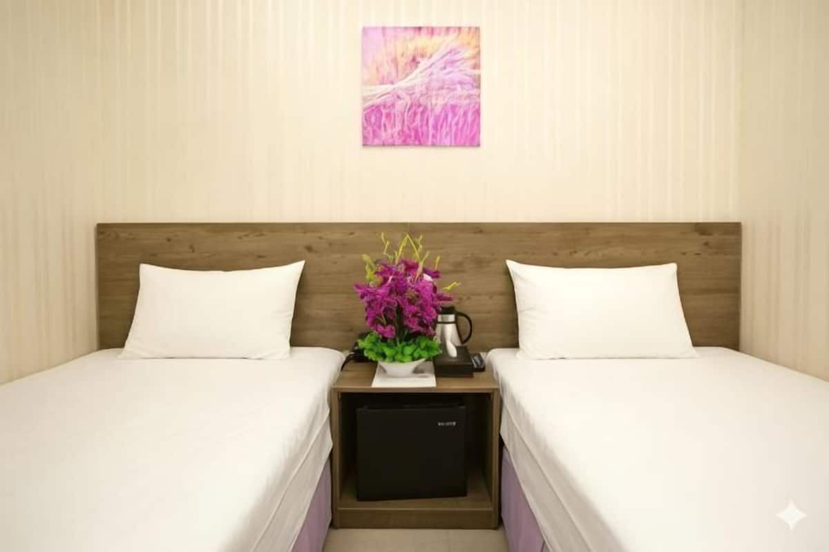 Premium bedding, blackout drapes, soundproofing, free WiFi