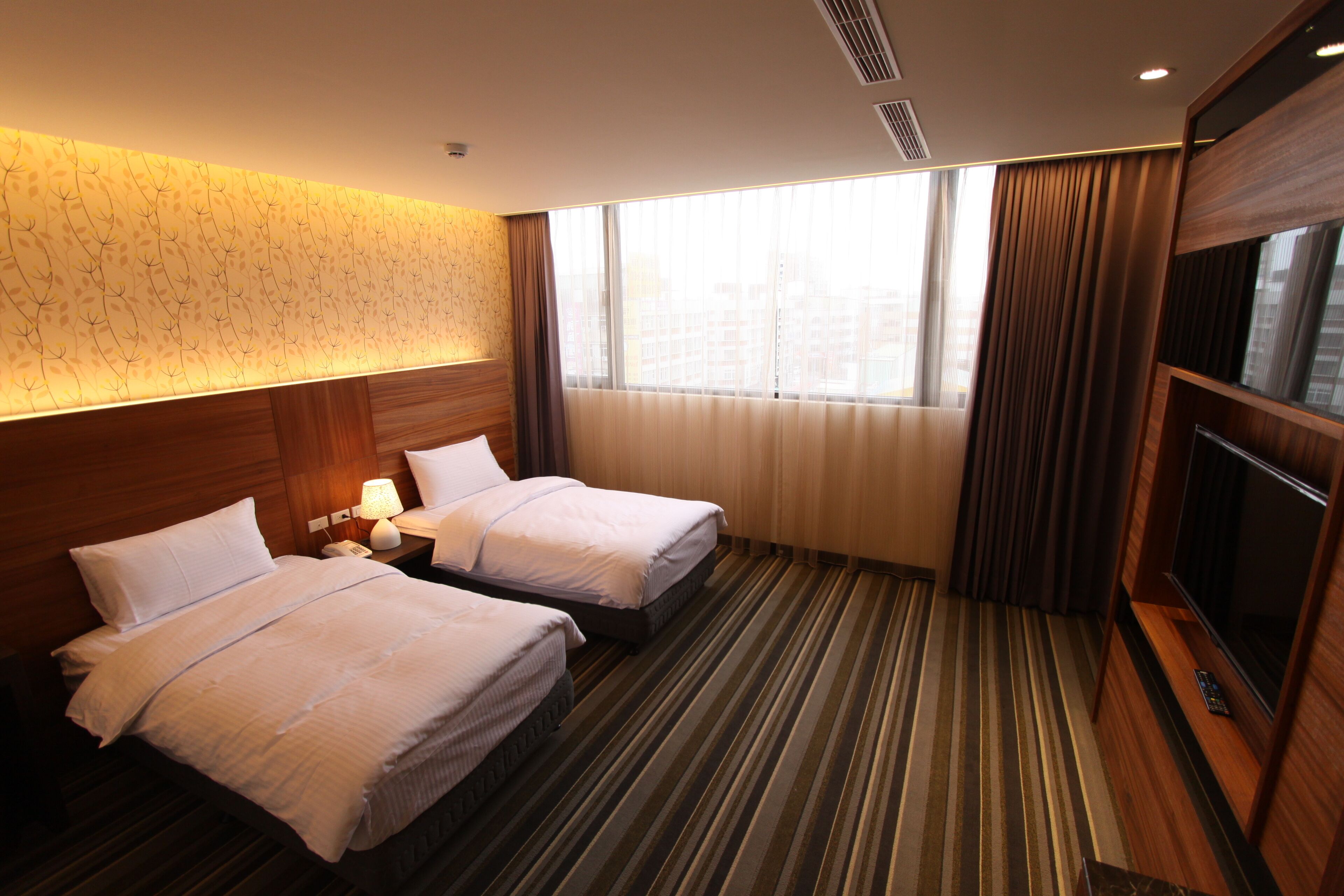 basic double or twin room | city view