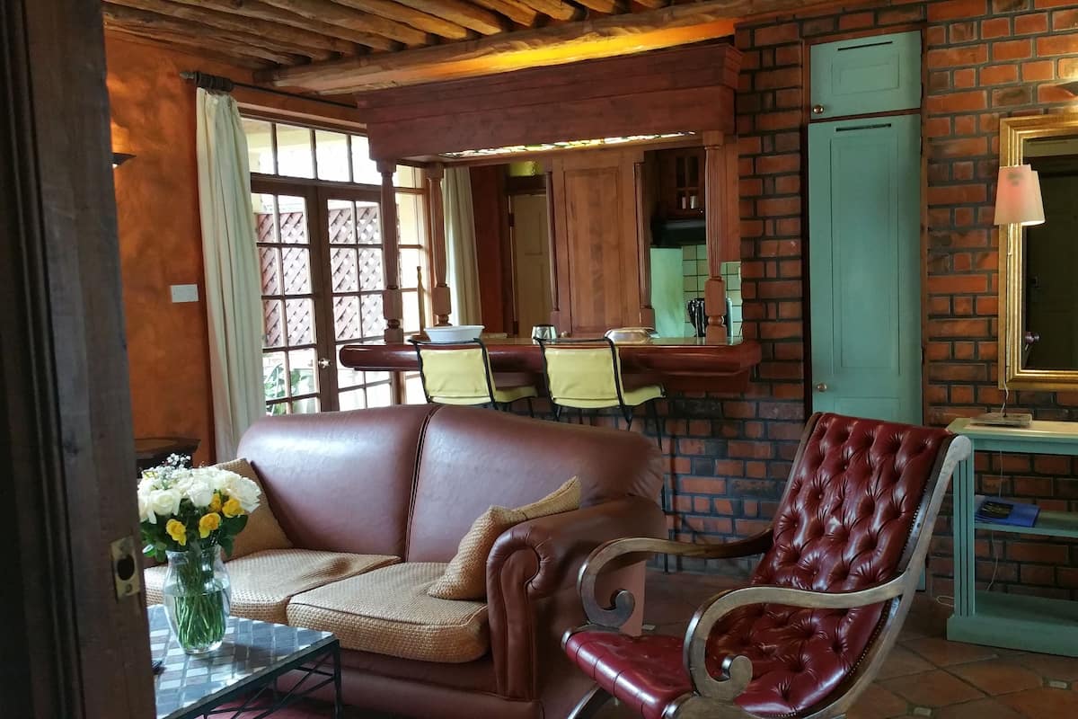 Superior Apartment, 1 Bedroom | Living room | Flat-screen TV