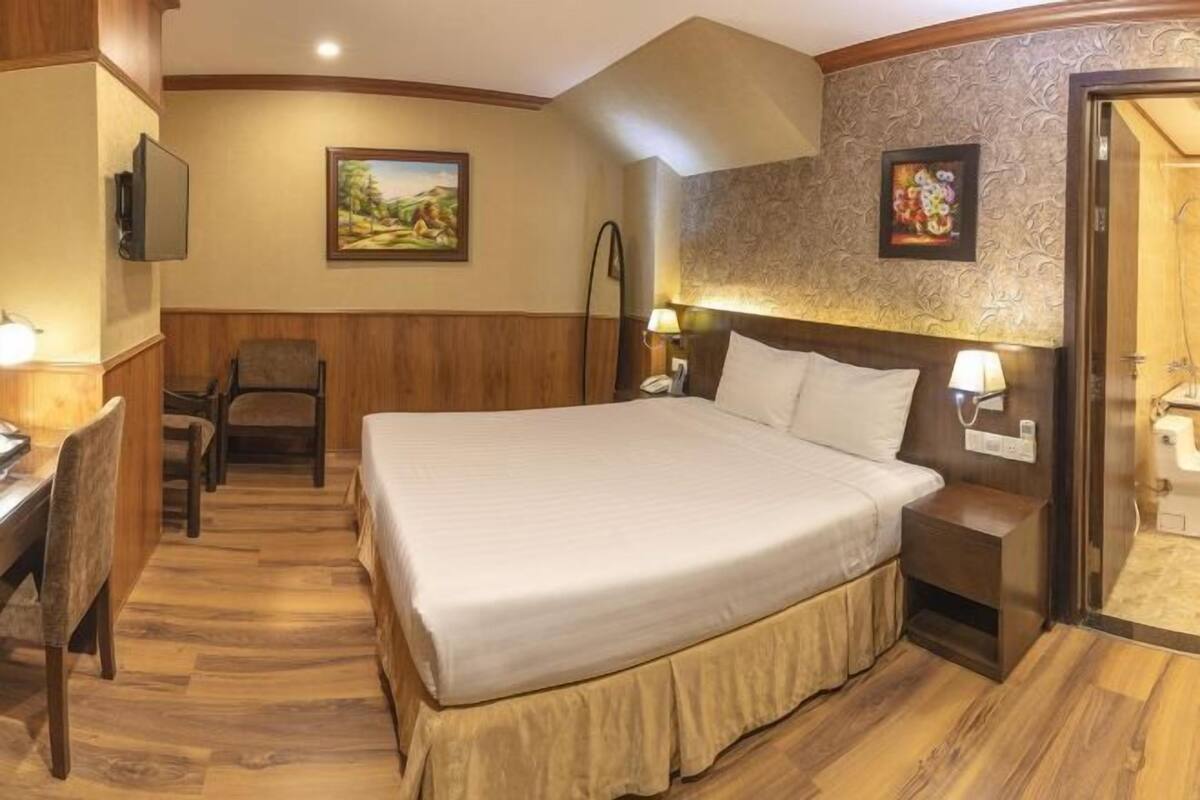 Ropa de cama de alta calidad y minibar