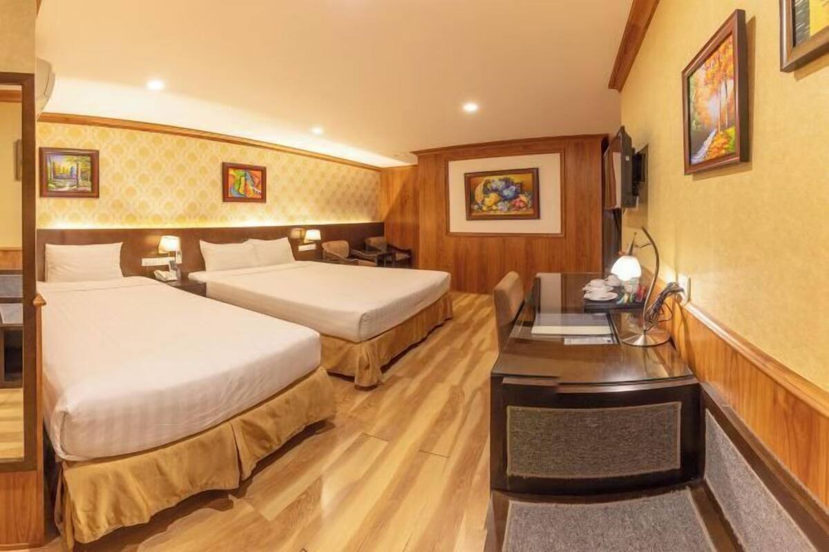 Ropa de cama de alta calidad y minibar