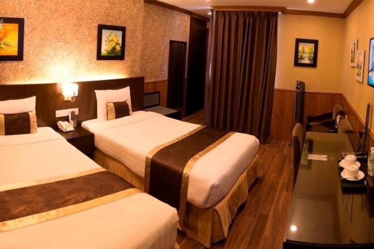 Ropa de cama de alta calidad y minibar