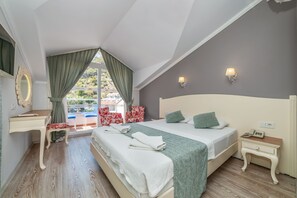 Superior Room with Balcony Garden or Pool View | Soundproofing, iron/ironing board, free WiFi