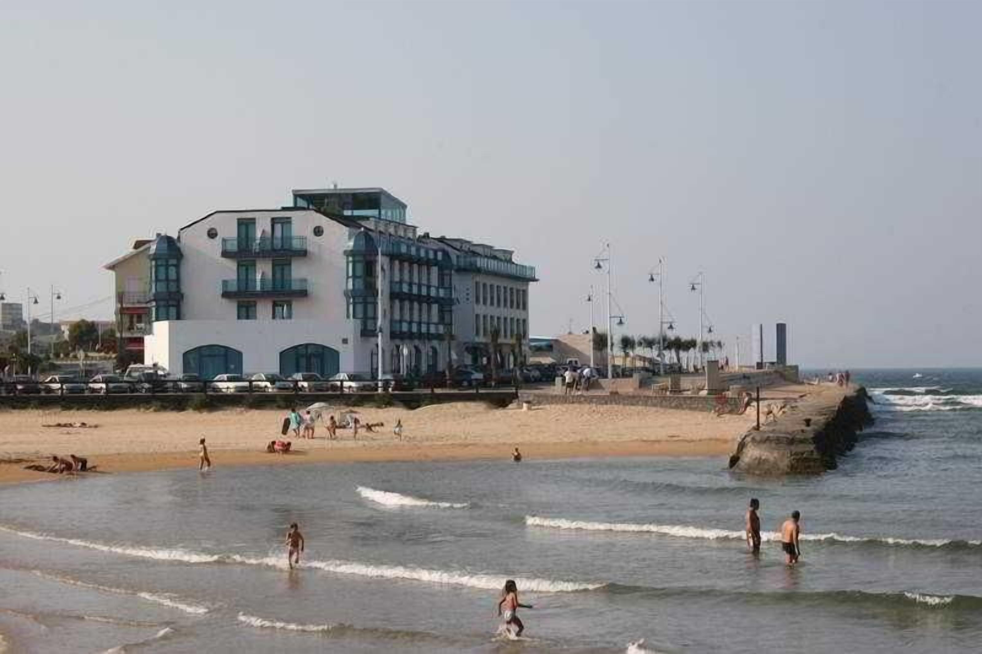 On the beach, white sand