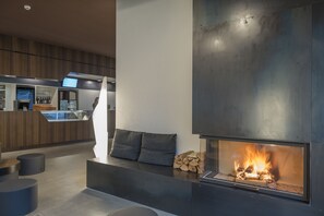 Sala de estar en el lobby