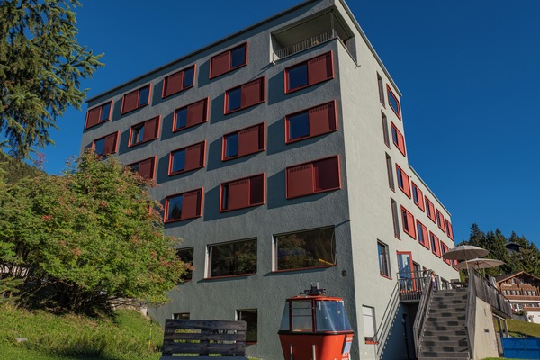 Voorkant van accommodatie